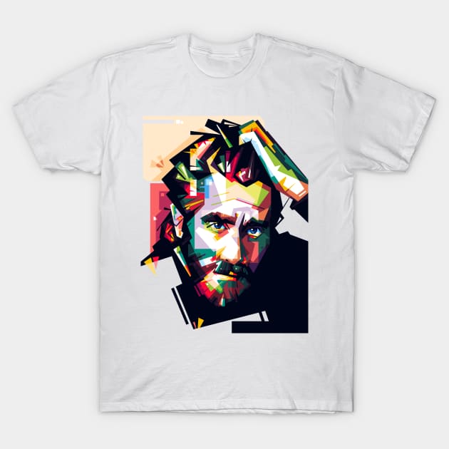 Jake Gyllenhaal Pop art T-Shirt by dsatrio99